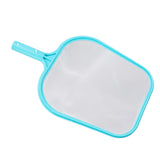 Pool Net Cyan Quick Cleaning Plastic Structure Nylon Material Pool Skimmer Leaf Net for Hot Tubs Fountains - Extra Image