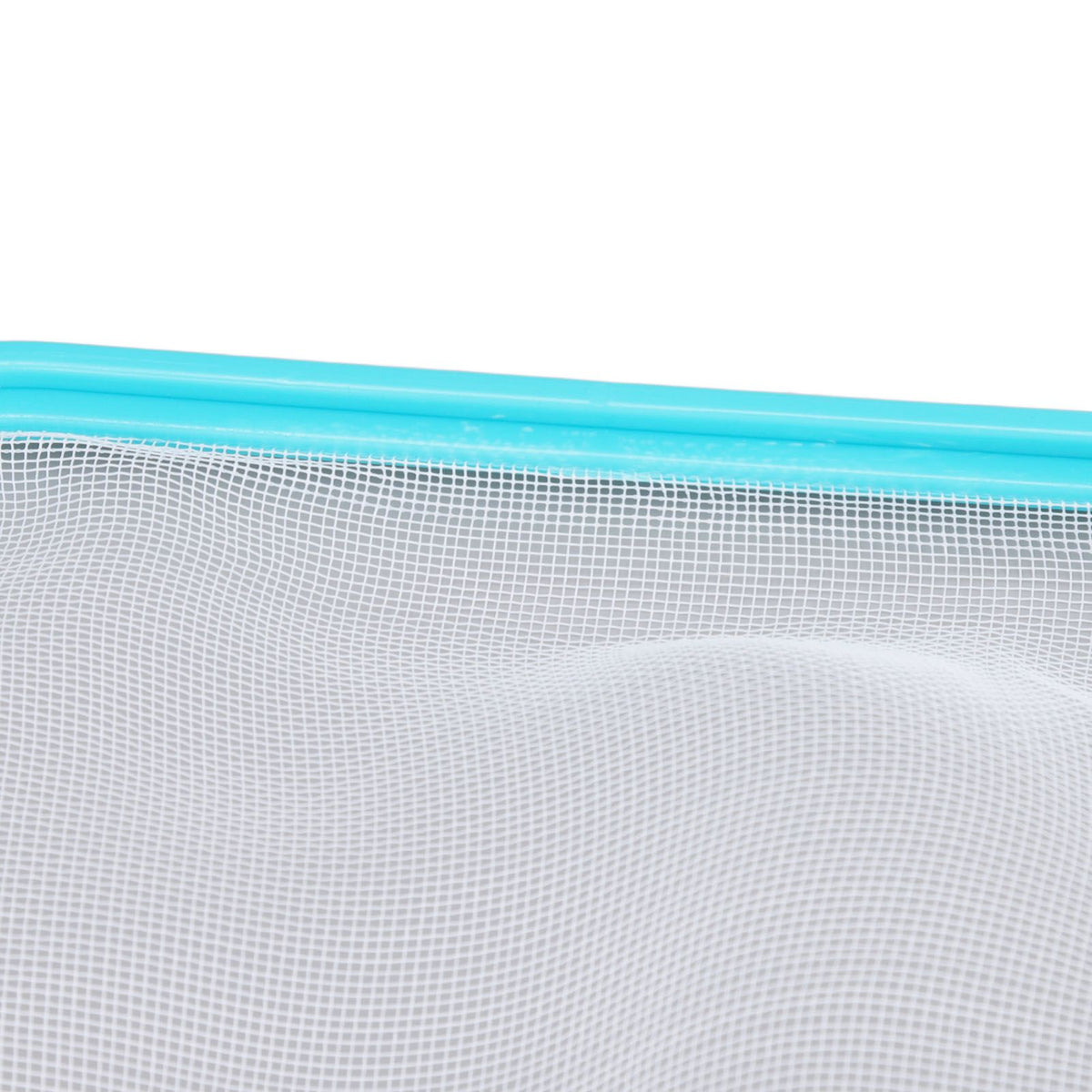 Pool Net Cyan Quick Cleaning Plastic Structure Nylon Material Pool Skimmer Leaf Net for Hot Tubs Fountains