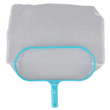 Pool Skimmer Net for Cleaning Swimming Pool Pond with Deep Fine Green Nylon Mesh Net Bag Fast Cleaning Easy Scoop Edge