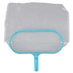 Pool Skimmer Net for Cleaning Swimming Pool Pond with Deep Fine Green Nylon Mesh Net Bag Fast Cleaning Easy Scoop Edge