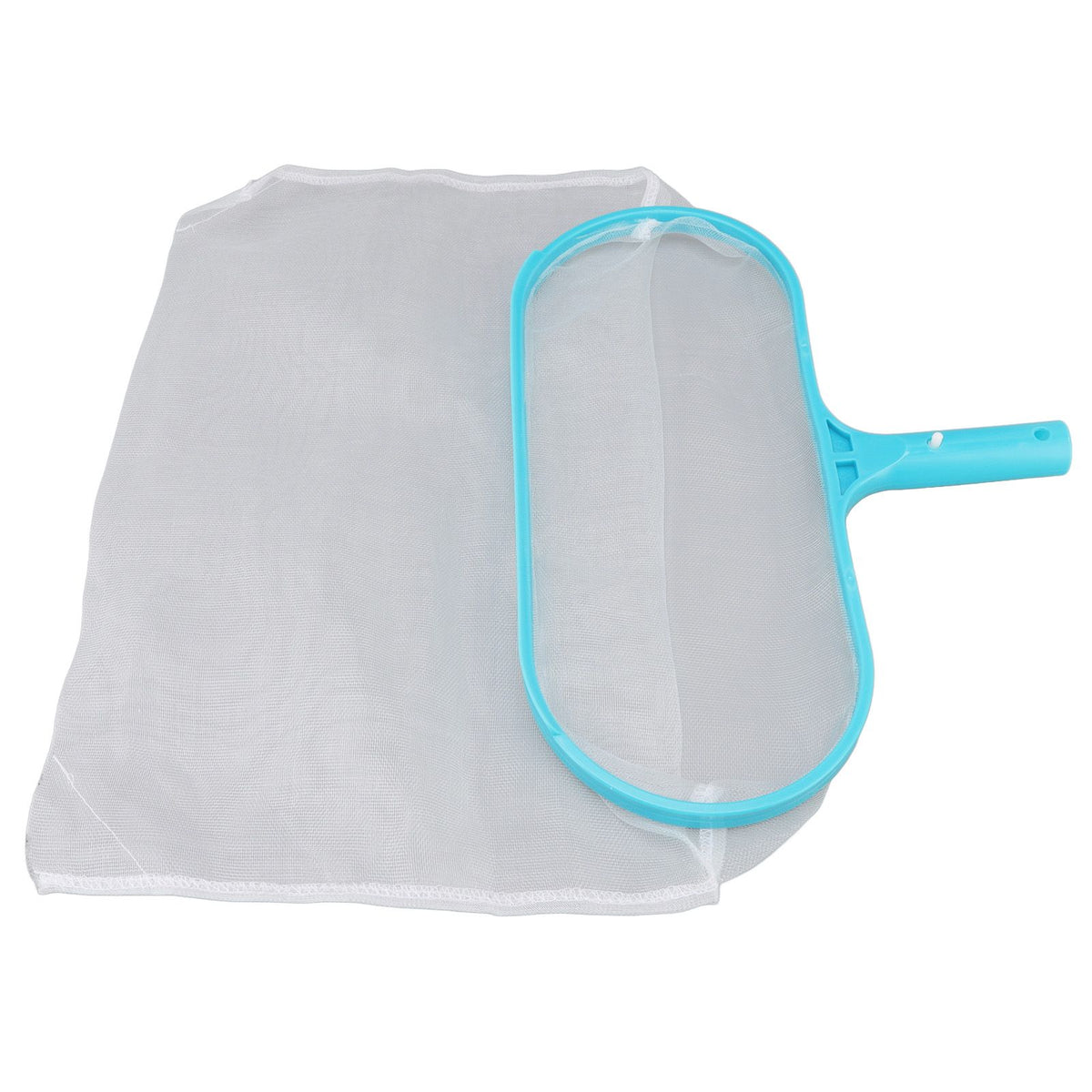 Pool Skimmer Net for Cleaning Swimming Pool Pond with Deep Fine Green Nylon Mesh Net Bag Fast Cleaning Easy Scoop Edge