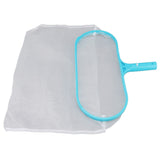 Pool Skimmer Net for Cleaning Swimming Pool Pond with Deep Fine Green Nylon Mesh Net Bag Fast Cleaning Easy Scoop Edge