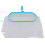 Pool Skimmer Net for Cleaning Swimming Pool Pond with Deep Fine Green Nylon Mesh Net Bag Fast Cleaning Easy Scoop Edge