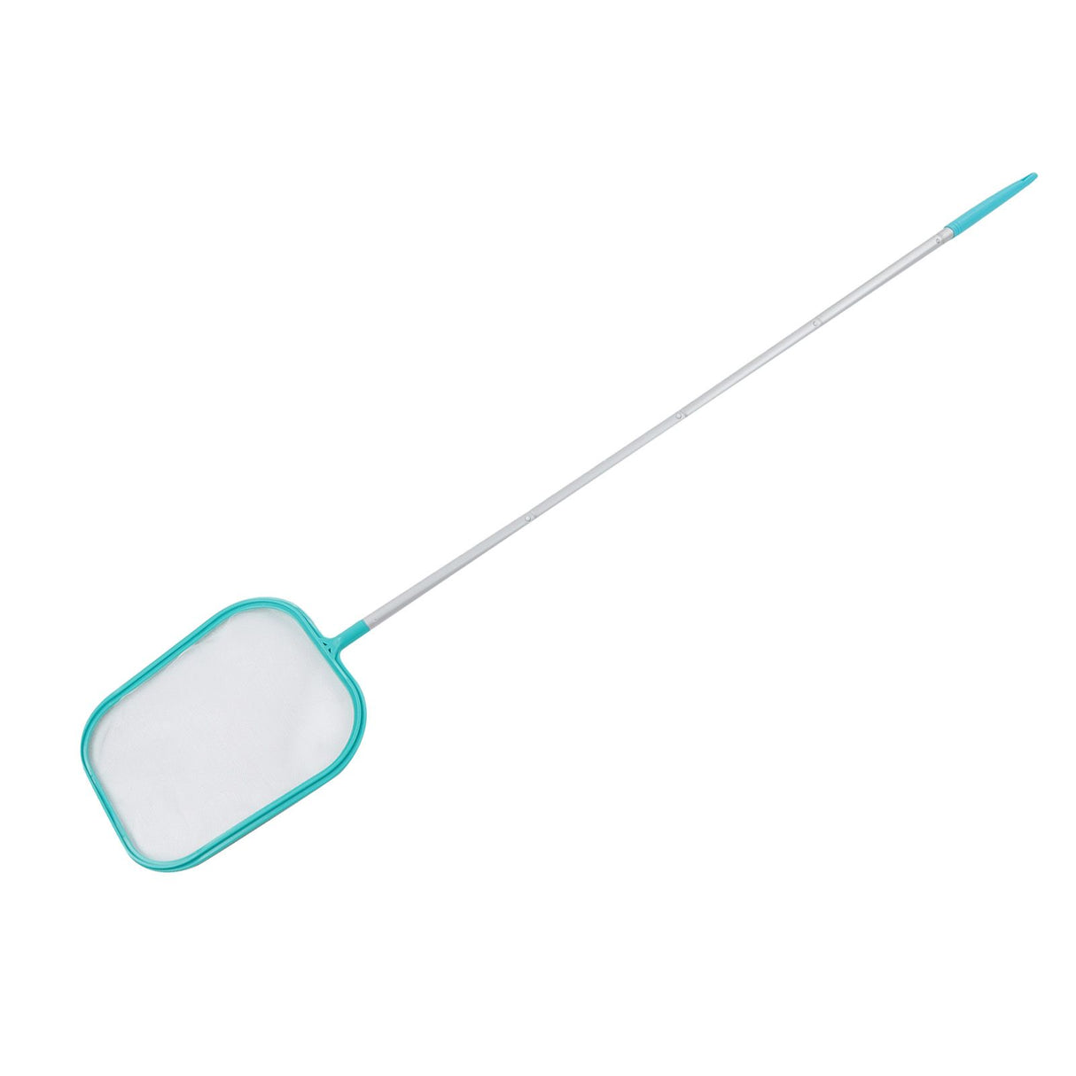 Pool Skimmer Net Detachable Lake Blue Professional Pool Cleaning Net with 5 Splicing Rods for Swimming Pool Fountains