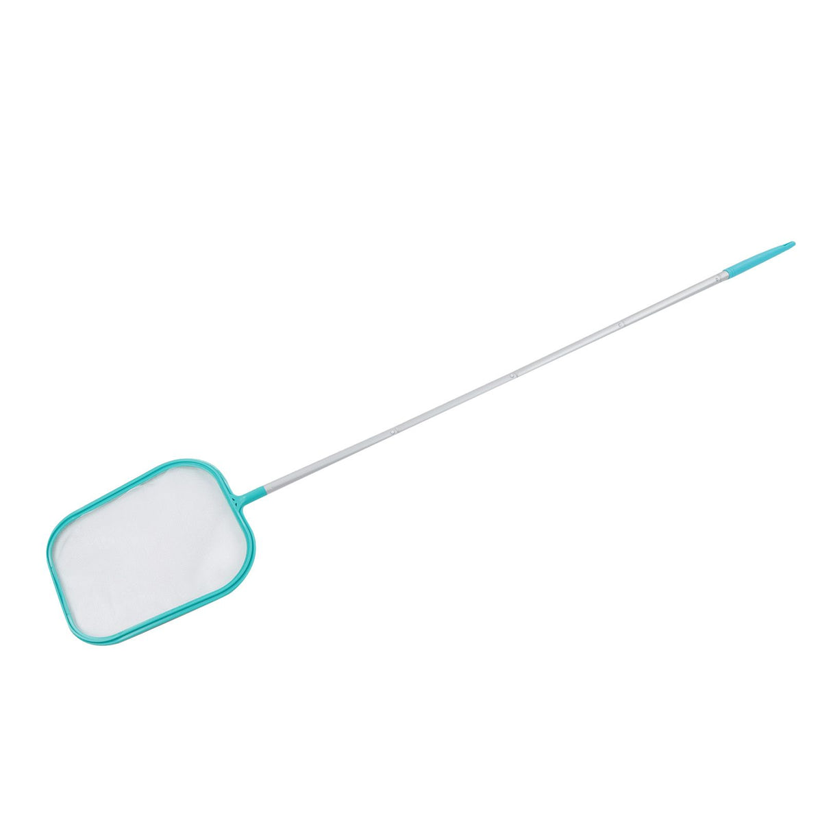 Pool Skimmer Net Detachable Lake Blue Professional Pool Cleaning Net with 5 Splicing Rods for Swimming Pool Fountains