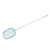 Pool Skimmer Net Detachable Lake Blue Professional Pool Cleaning Net with 5 Splicing Rods for Swimming Pool Fountains - Rear View