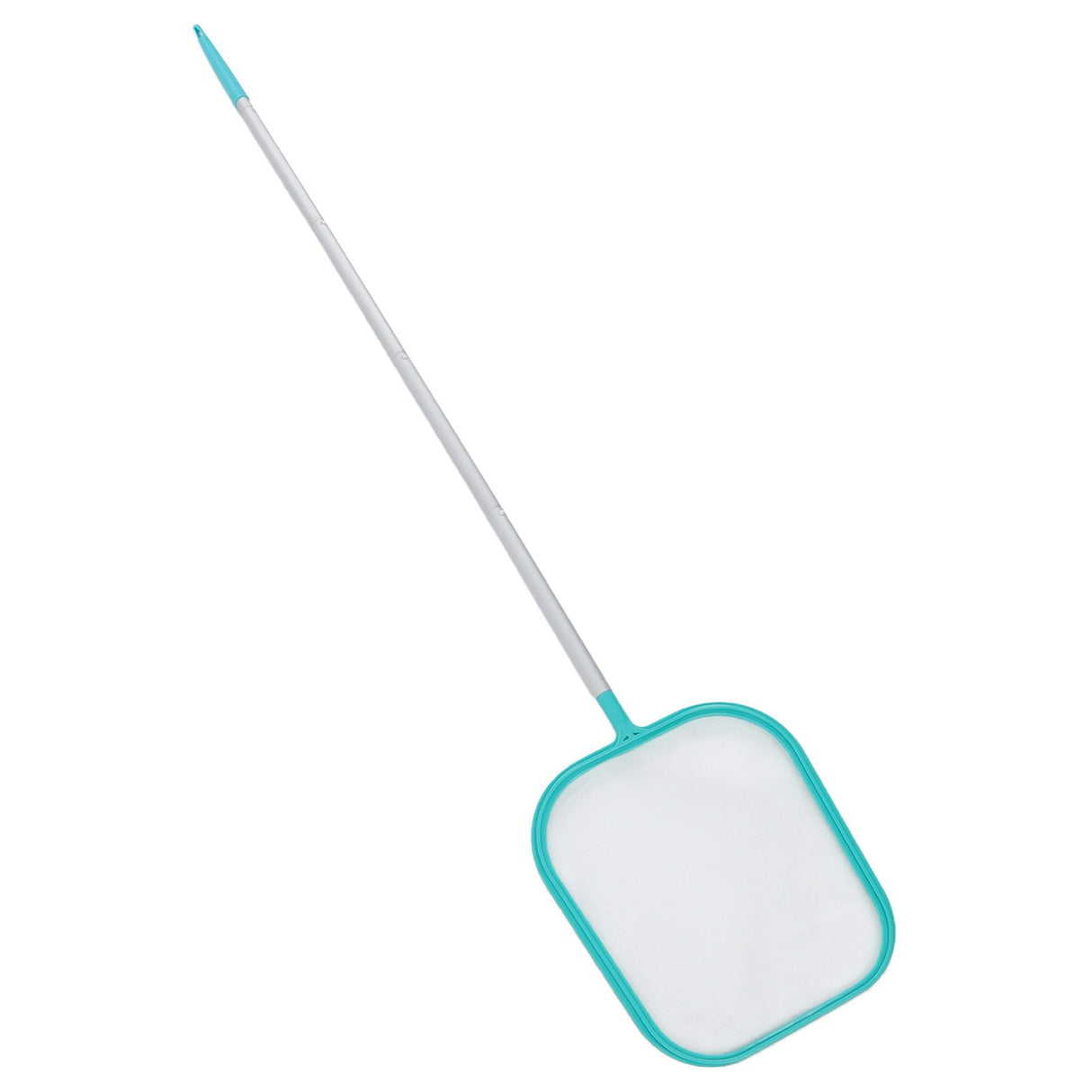 Pool Skimmer Net Detachable Lake Blue Professional Pool Cleaning Net with 5 Splicing Rods for Swimming Pool Fountains