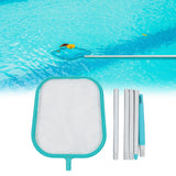 Pool Skimmer Net Detachable Lake Blue Professional Pool Cleaning Net with 5 Splicing Rods for Swimming Pool Fountains - Extra Image