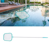Pool Skimmer Net Detachable Lake Blue Professional Pool Cleaning Net with 5 Splicing Rods for Swimming Pool Fountains - Extra Image
