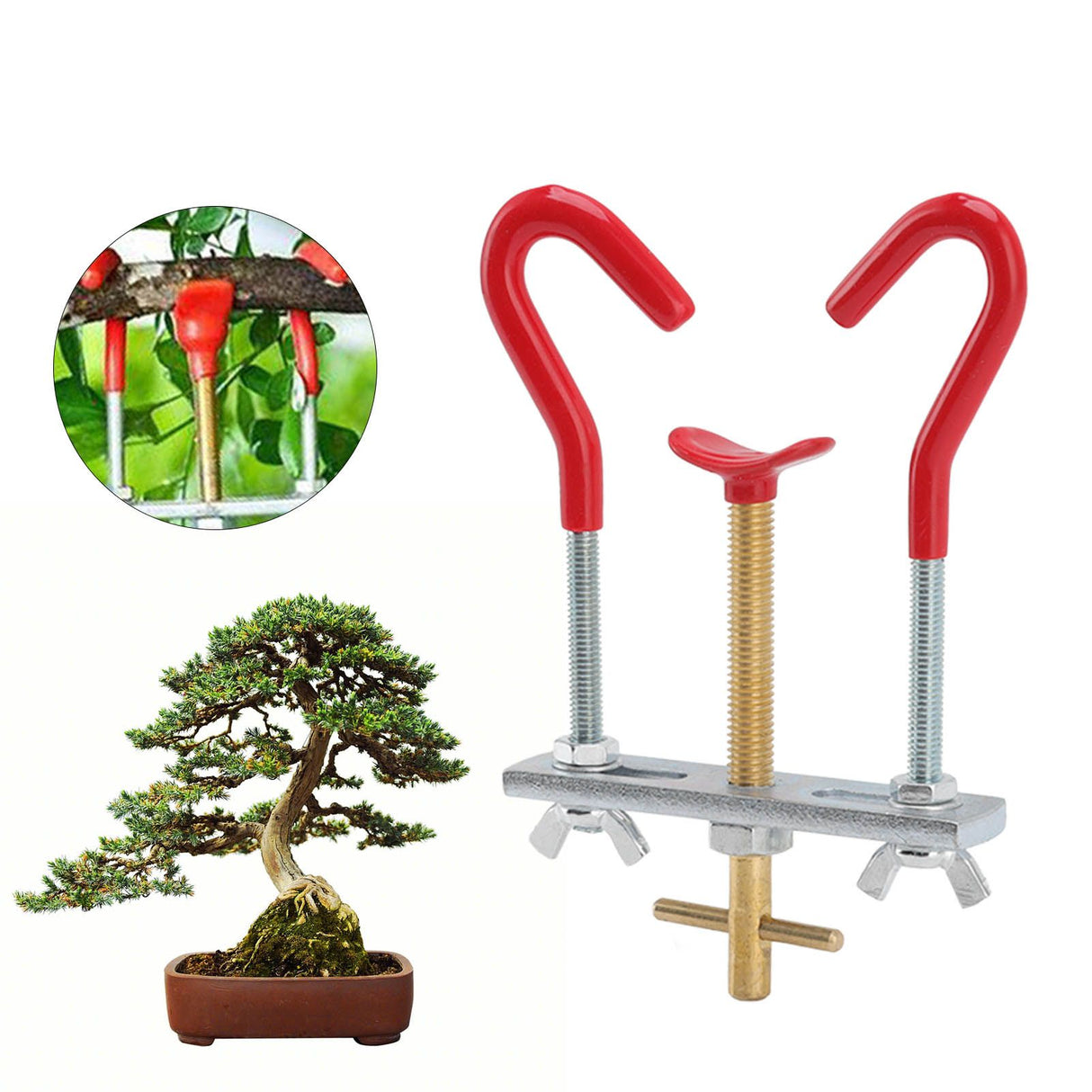 Branch Bender Prevent Slip Carbon Steel DIY Shaping Tree Trunk Adjuster Tool for Bonsai Gardening
