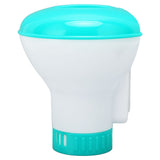Spa Chemical Dispenser with Thermometer Reusable Lake Blue Swimming Pool Chlorine Tablet Floater