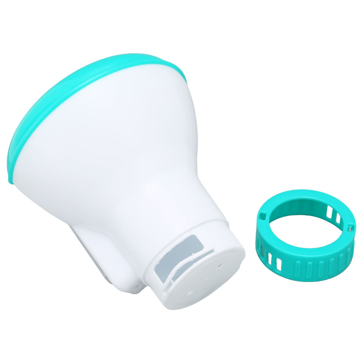 Spa Chemical Dispenser with Thermometer Reusable Lake Blue Swimming Pool Chlorine Tablet Floater