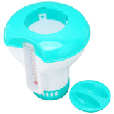 Spa Chemical Dispenser with Thermometer Reusable Lake Blue Swimming Pool Chlorine Tablet Floater - Extra Image