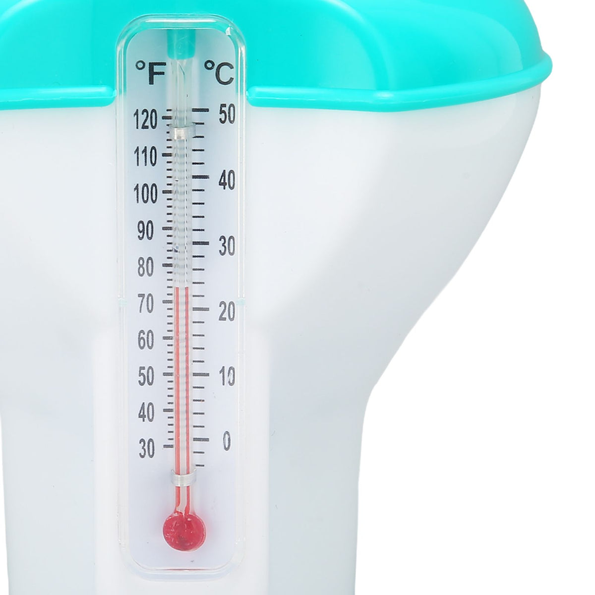 Spa Chemical Dispenser with Thermometer Reusable Lake Blue Swimming Pool Chlorine Tablet Floater