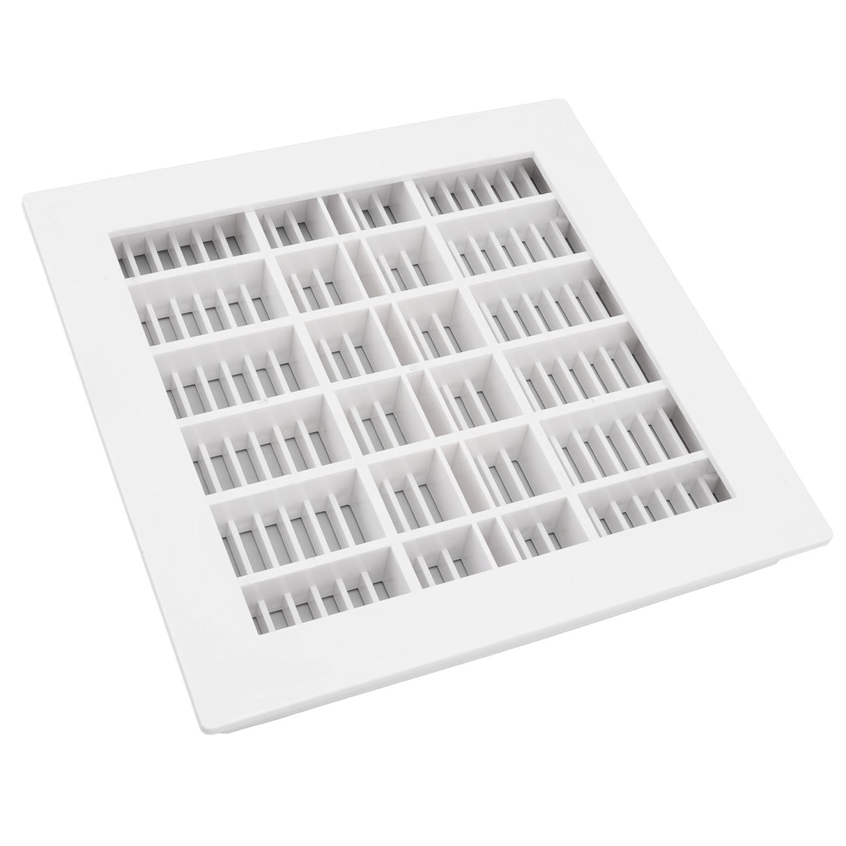 SP‑1031 Pool Main Drain 25.3x25.3cm Replacement Pool Square Main Drain for Swimming Pools Massage Pools SPA Pools White
