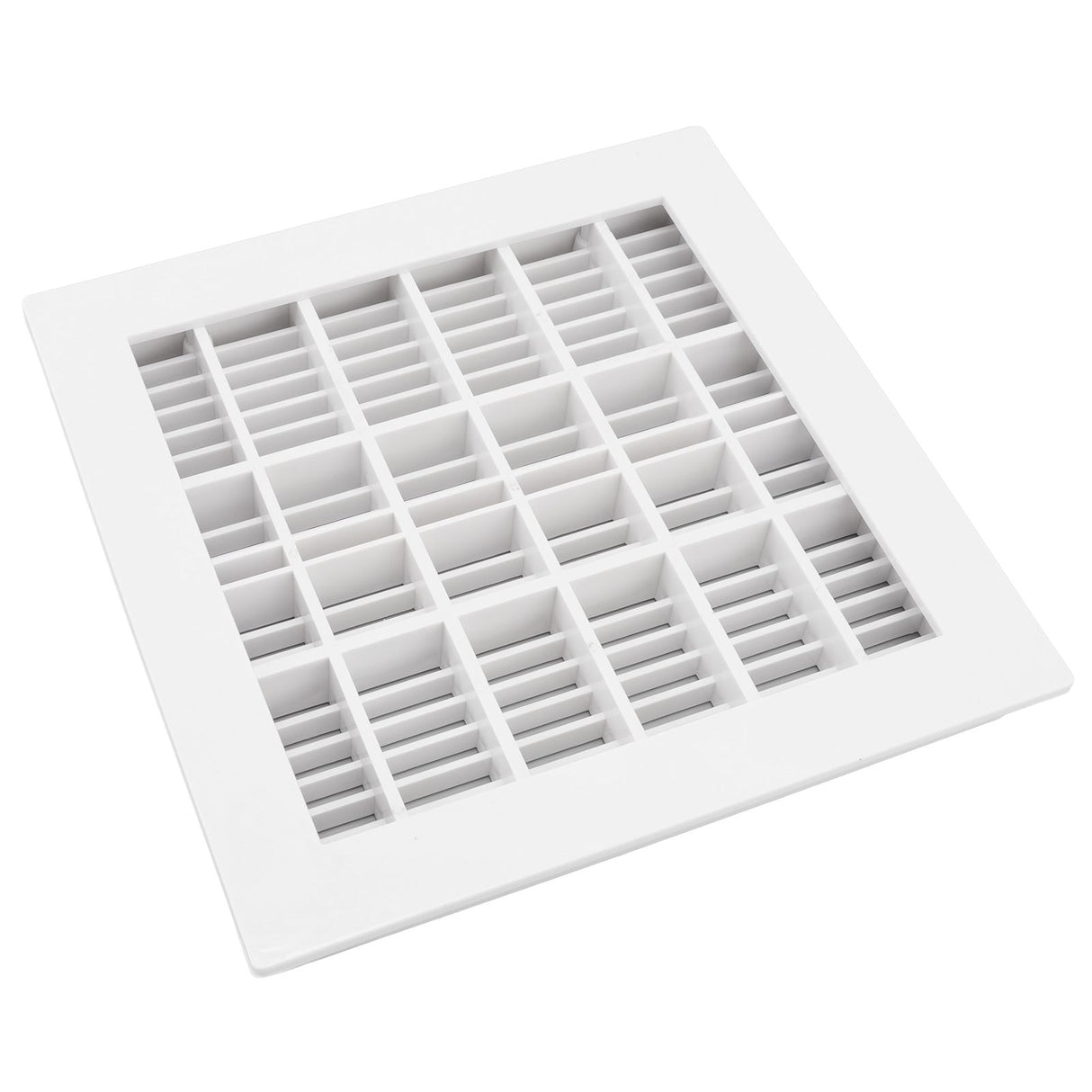 SP‑1031 Pool Main Drain 25.3x25.3cm Replacement Pool Square Main Drain for Swimming Pools Massage Pools SPA Pools White