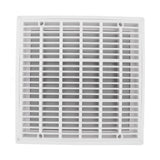 SP‑1031 Pool Main Drain 25.3x25.3cm Replacement Pool Square Main Drain for Swimming Pools Massage Pools SPA Pools White