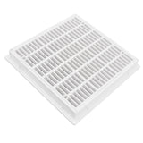SP‑1031 Pool Main Drain 25.3x25.3cm Replacement Pool Square Main Drain for Swimming Pools Massage Pools SPA Pools White