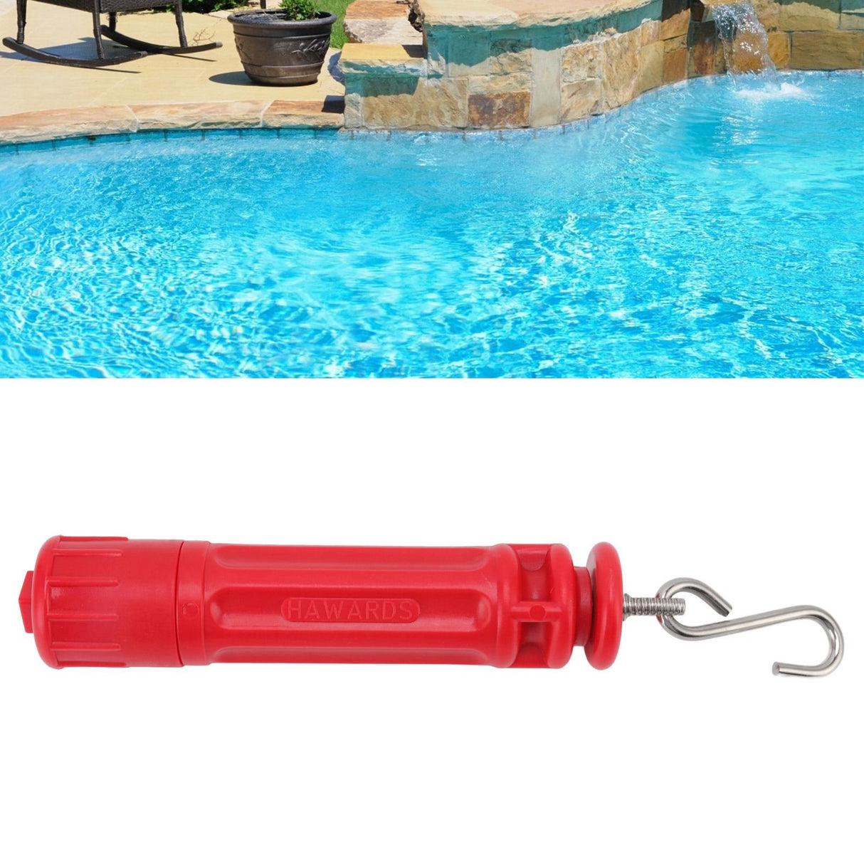 Lane Line Tensioner Scratch Proof Stainless Steel S Hook Lane Rope Tightener for Swimming Pool