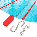 Lane Rope Hook 304 Stainless Steel Safe Corrosion Resistant Small Lane Line Embedded Hook for Swimming Pool