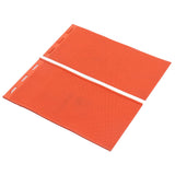 2pcs 5.4mm Beeswax Press Sheet Mould Foundation Foldable Silicone Beeswax Mold for Beekeeping Orange