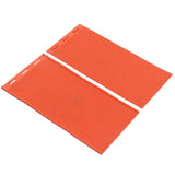 2pcs 5.4mm Beeswax Press Sheet Mould Foundation Foldable Silicone Beeswax Mold for Beekeeping Orange