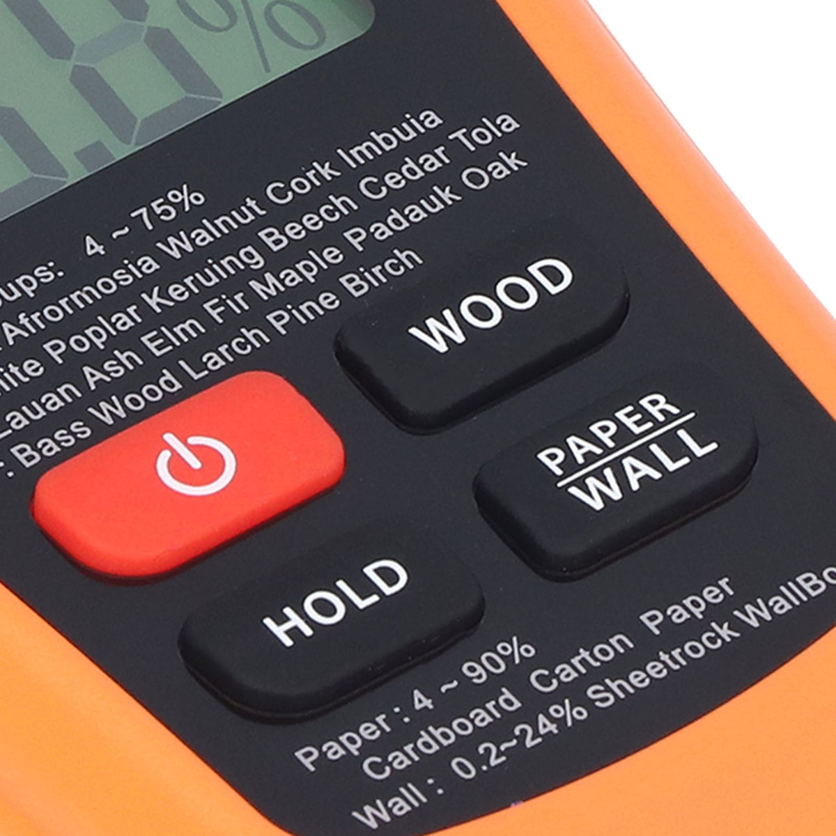 MT18 Digital Moisture Detector Backlit LCD Display Wood Moisture Meter for Wood Building Material Paper Floor