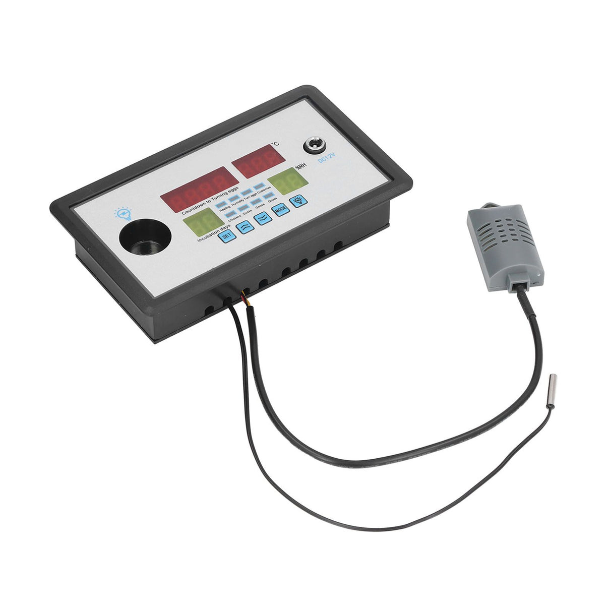Intelligent Incubator Thermostat Automatic Egg Incubator Controller Thermostat for Eggs Duck Eggs Goose Eggs 12V