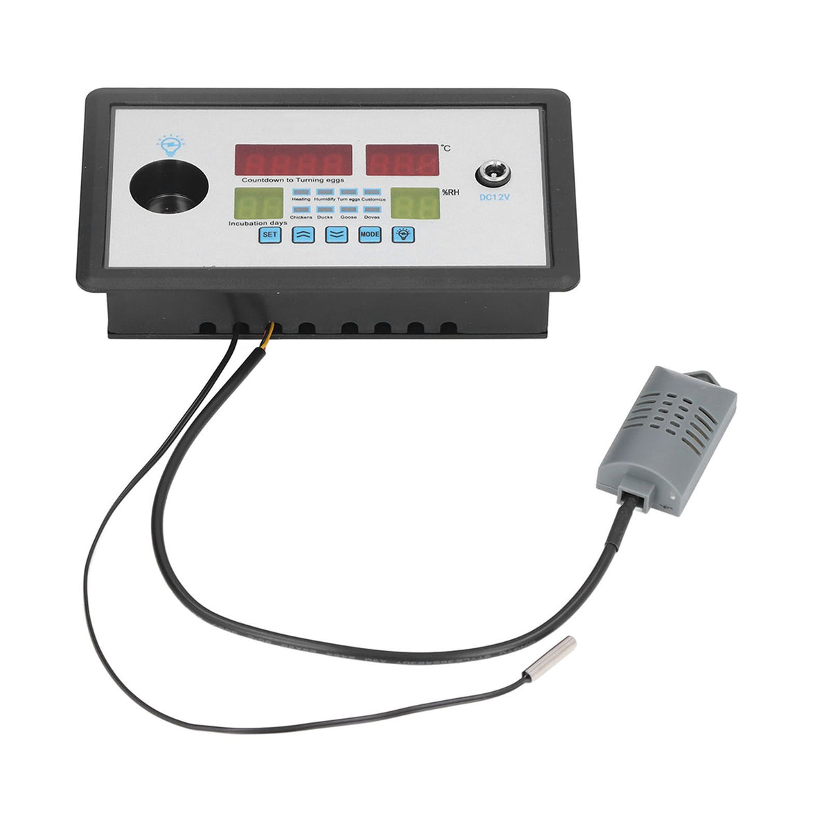 Intelligent Incubator Thermostat Automatic Egg Incubator Controller Thermostat for Eggs Duck Eggs Goose Eggs 12V