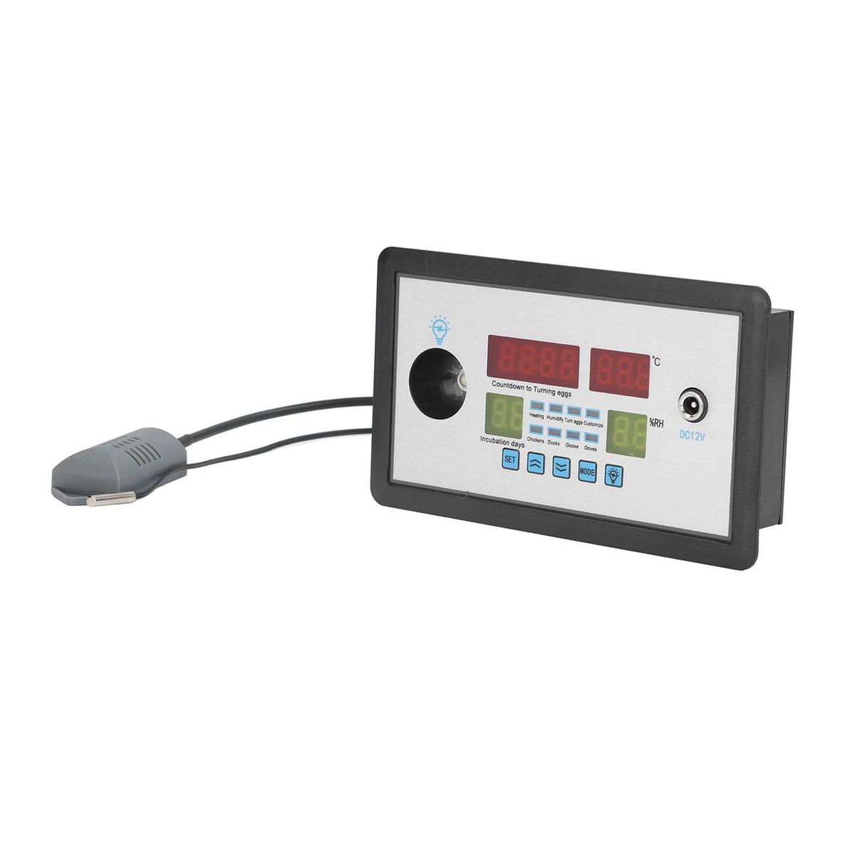 Intelligent Incubator Thermostat Automatic Egg Incubator Controller Thermostat for Eggs Duck Eggs Goose Eggs 12V