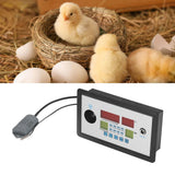 Intelligent Incubator Thermostat Automatic Egg Incubator Controller Thermostat for Eggs Duck Eggs Goose Eggs 12V