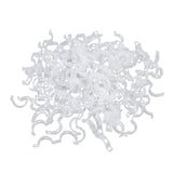 300Pcs Plastic Tomato Clips Good Fixation Support Reusable Plant Support Clips for Various Vegetables Flowers 50 Pcs/ Pack - Front View