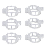 300Pcs Plastic Tomato Clips Good Fixation Support Reusable Plant Support Clips for Various Vegetables Flowers 50 Pcs/ Pack