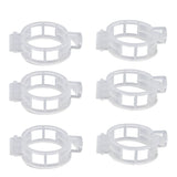 300Pcs Plastic Tomato Clips Good Fixation Support Reusable Plant Support Clips for Various Vegetables Flowers 50 Pcs/ Pack - Rear View
