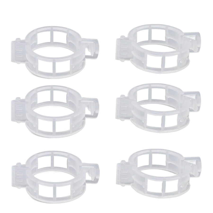 300Pcs Plastic Tomato Clips Good Fixation Support Reusable Plant Support Clips for Various Vegetables Flowers 50 Pcs/ Pack