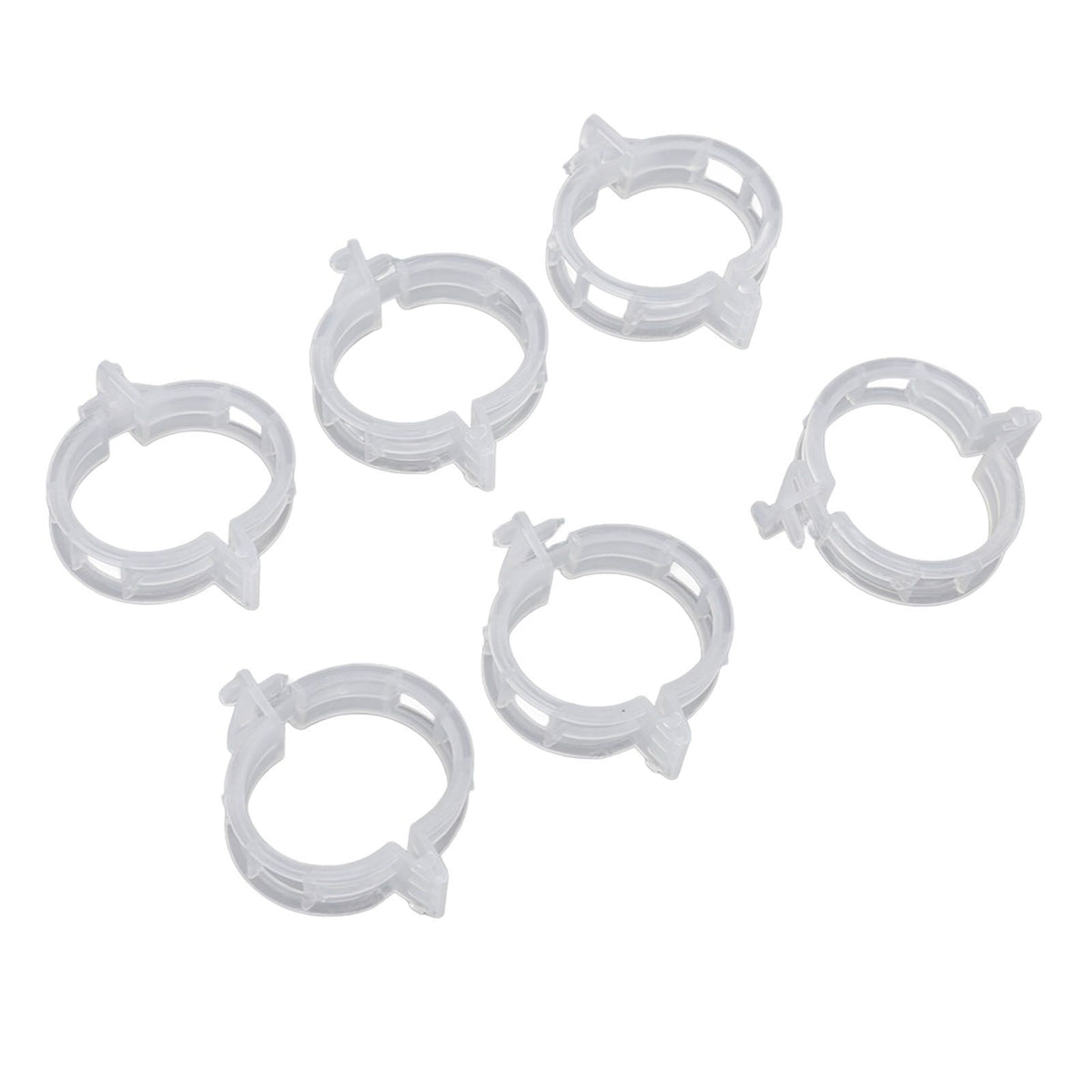 300Pcs Plastic Tomato Clips Good Fixation Support Reusable Plant Support Clips for Various Vegetables Flowers 50 Pcs/ Pack