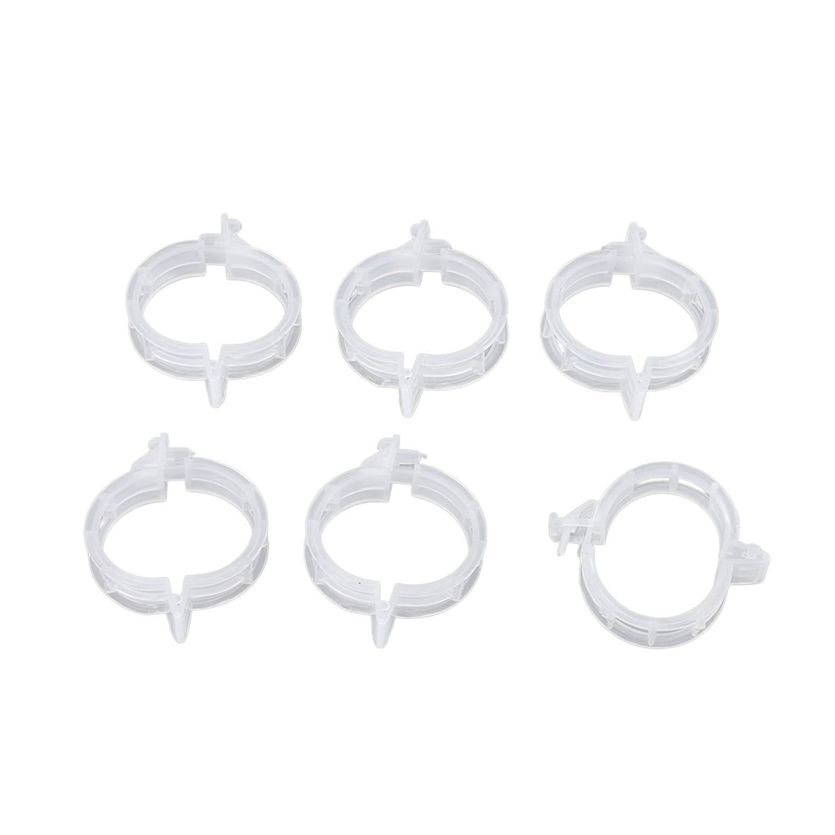 300Pcs Plastic Tomato Clips Good Fixation Support Reusable Plant Support Clips for Various Vegetables Flowers 50 Pcs/ Pack