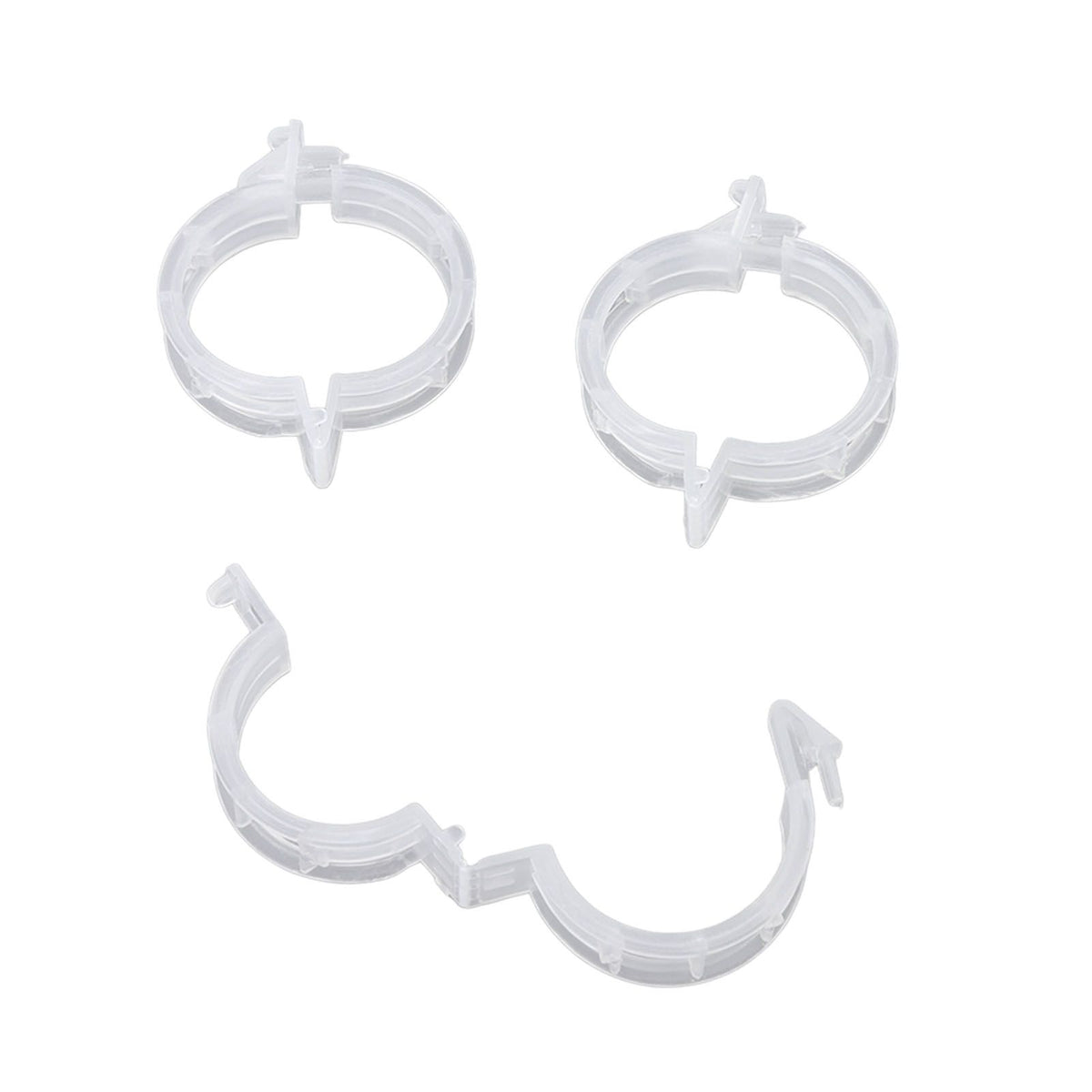 300Pcs Plastic Tomato Clips Good Fixation Support Reusable Plant Support Clips for Various Vegetables Flowers 50 Pcs/ Pack