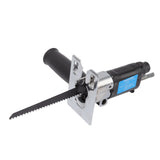Electric Reciprocating Saw Portable Handheld Electric Drill Saw with Lock Button for Cutting Wood - Top-Down View