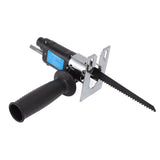 Electric Reciprocating Saw Portable Handheld Electric Drill Saw with Lock Button for Cutting Wood