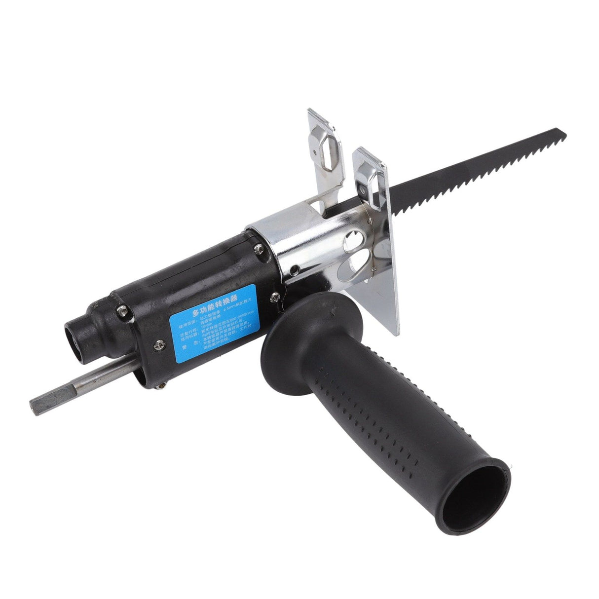Electric Reciprocating Saw Portable Handheld Electric Drill Saw with Lock Button for Cutting Wood