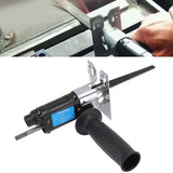 Electric Reciprocating Saw Portable Handheld Electric Drill Saw with Lock Button for Cutting Wood