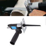 Electric Reciprocating Saw Portable Handheld Electric Drill Saw with Lock Button for Cutting Wood