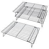 13 Inch Iron Baking Rack 3 Layer Non Stick Cooling Racks for Cooking Baking Cake Biscuits - Close-Up Angle