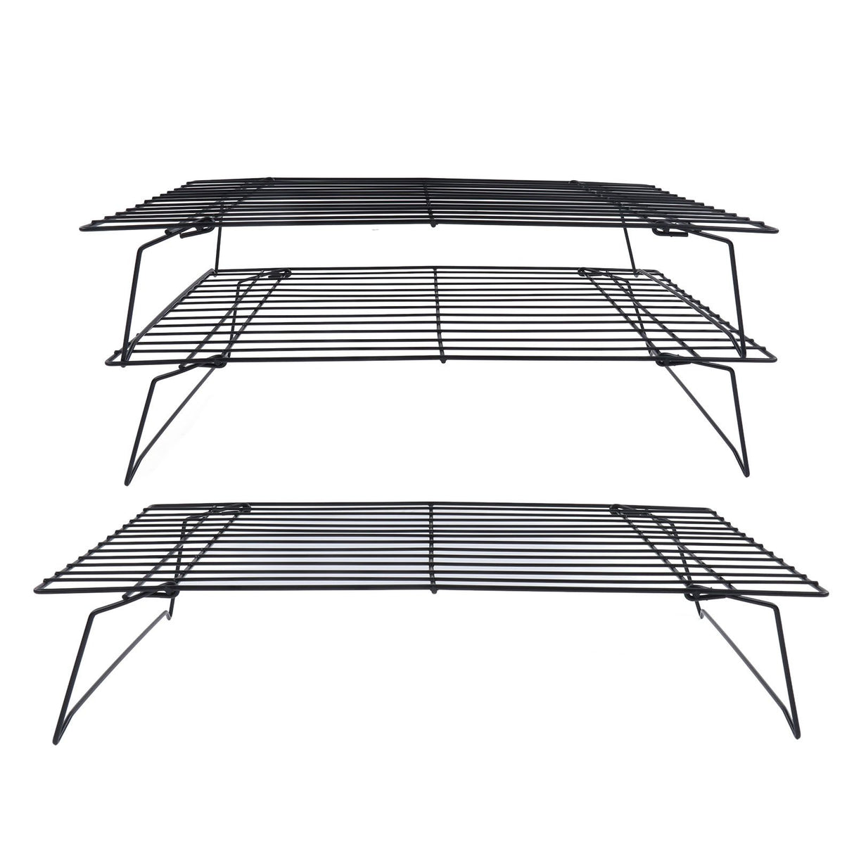 13 Inch Iron Baking Rack 3 Layer Non Stick Cooling Racks for Cooking Baking Cake Biscuits