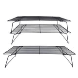 13 Inch Iron Baking Rack 3 Layer Non Stick Cooling Racks for Cooking Baking Cake Biscuits