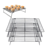 13 Inch Iron Baking Rack 3 Layer Non Stick Cooling Racks for Cooking Baking Cake Biscuits - Extra Image