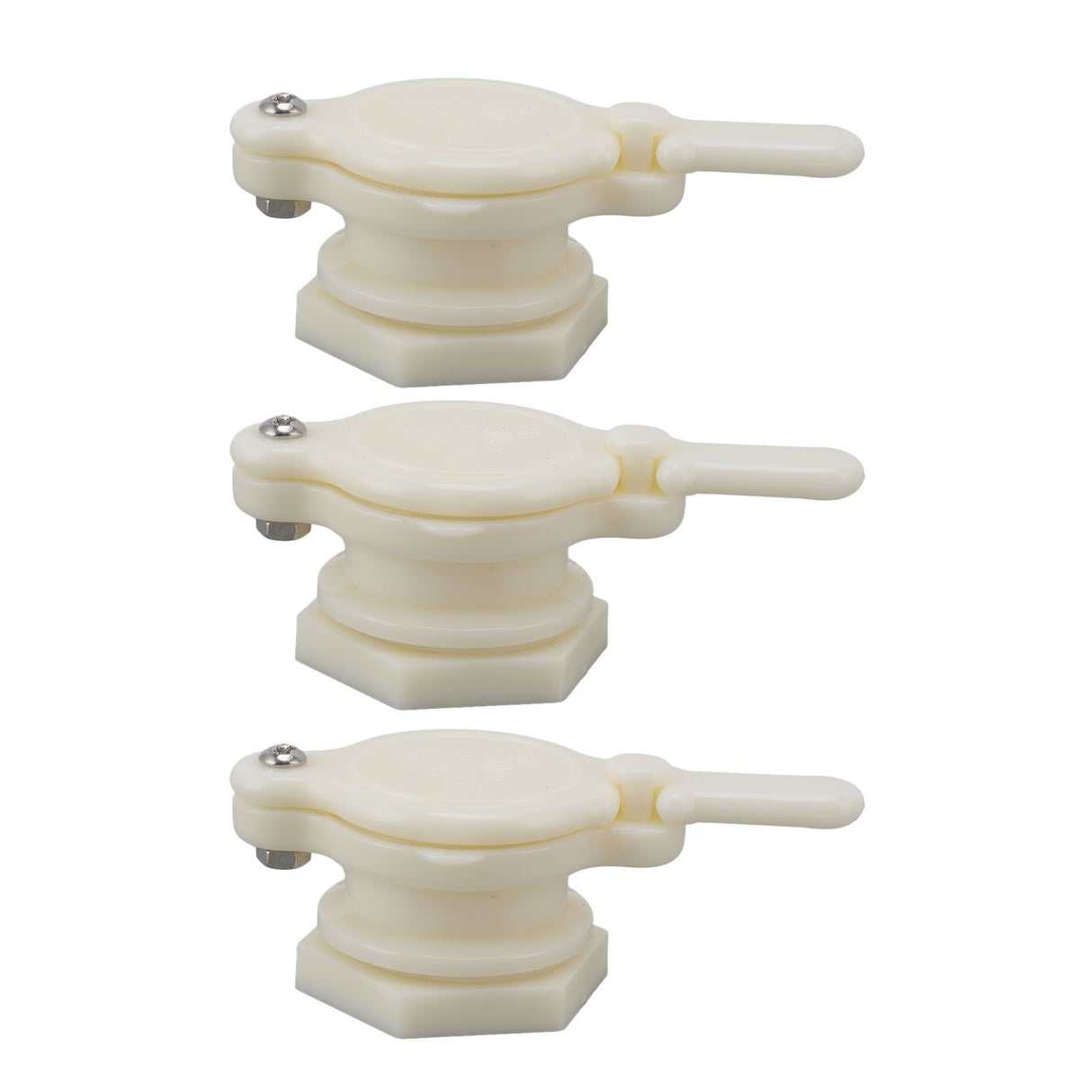 3pcs Beekeeping Integrated Honey Gate Extractor Plastic Honey Gate Valve for Beekeeping Accessory