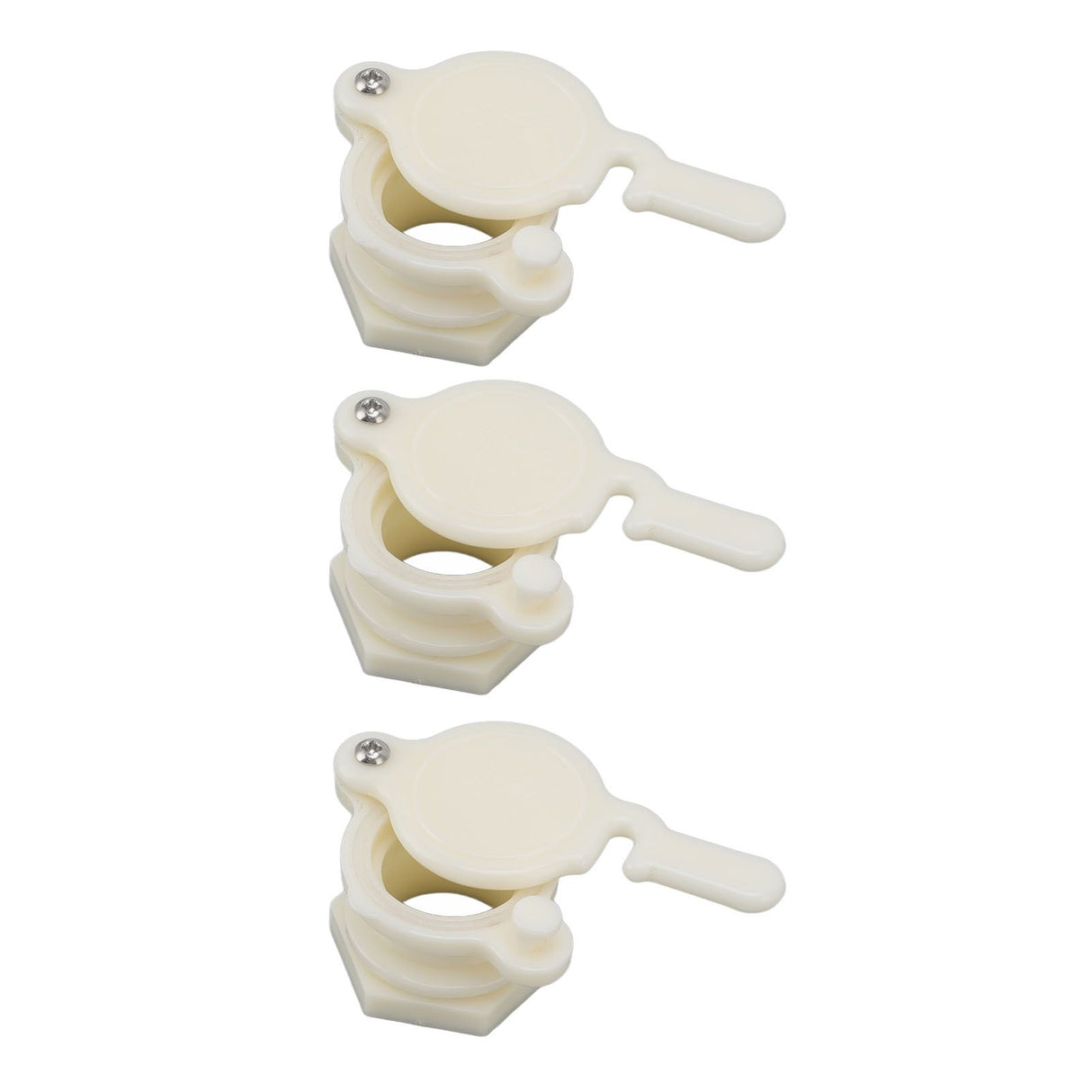 3pcs Beekeeping Integrated Honey Gate Extractor Plastic Honey Gate Valve for Beekeeping Accessory