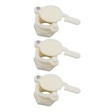3pcs Beekeeping Integrated Honey Gate Extractor Plastic Honey Gate Valve for Beekeeping Accessory